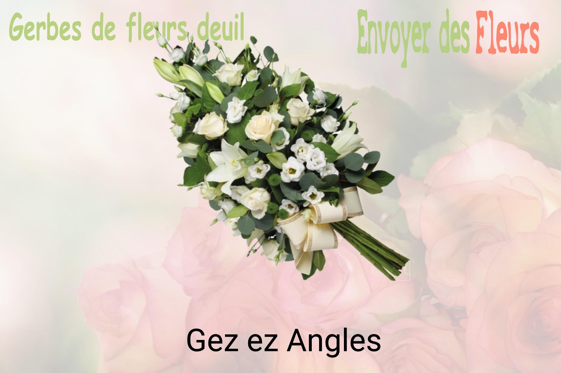 Gerbe de fleurs de deuil livrée à Gez-ez-Angles